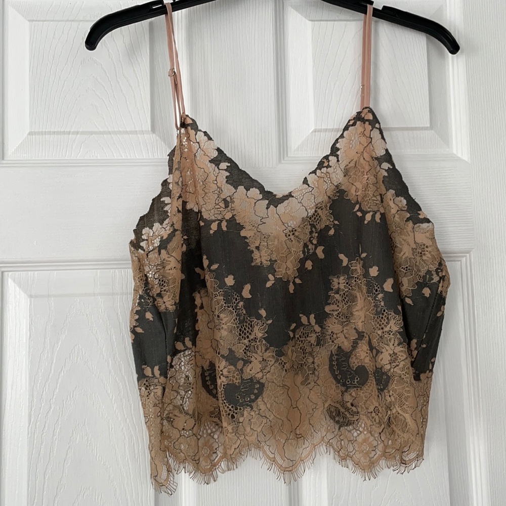Lace tank top